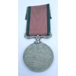 Turkish Crimea Medal Sardinian Issue fitted with Crimea style suspender. Medal has been engraved