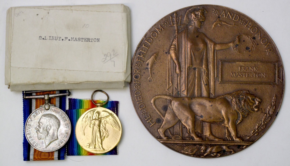 British Officers Medal Group 9th Battalion Royal Fusiliers Killed in Action 5th April 1918, the - Image 2 of 3