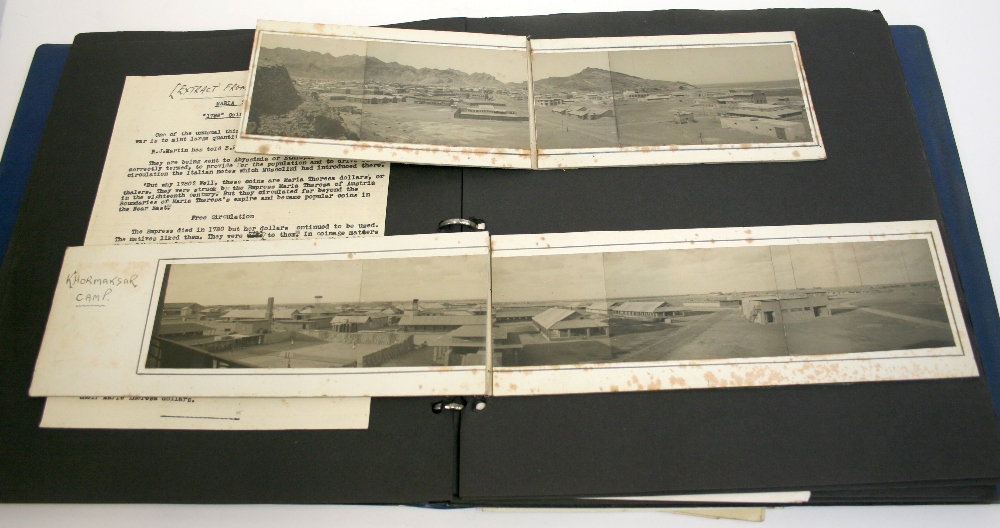 Royal Air Force Aden Scrap Album consisting of newspaper cuttings, documents, event programmes, - Image 4 of 4