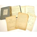 WW2 Royal Air Force Aircrew Lecture Notes housed in a period book and compiled by 1568195 AC2