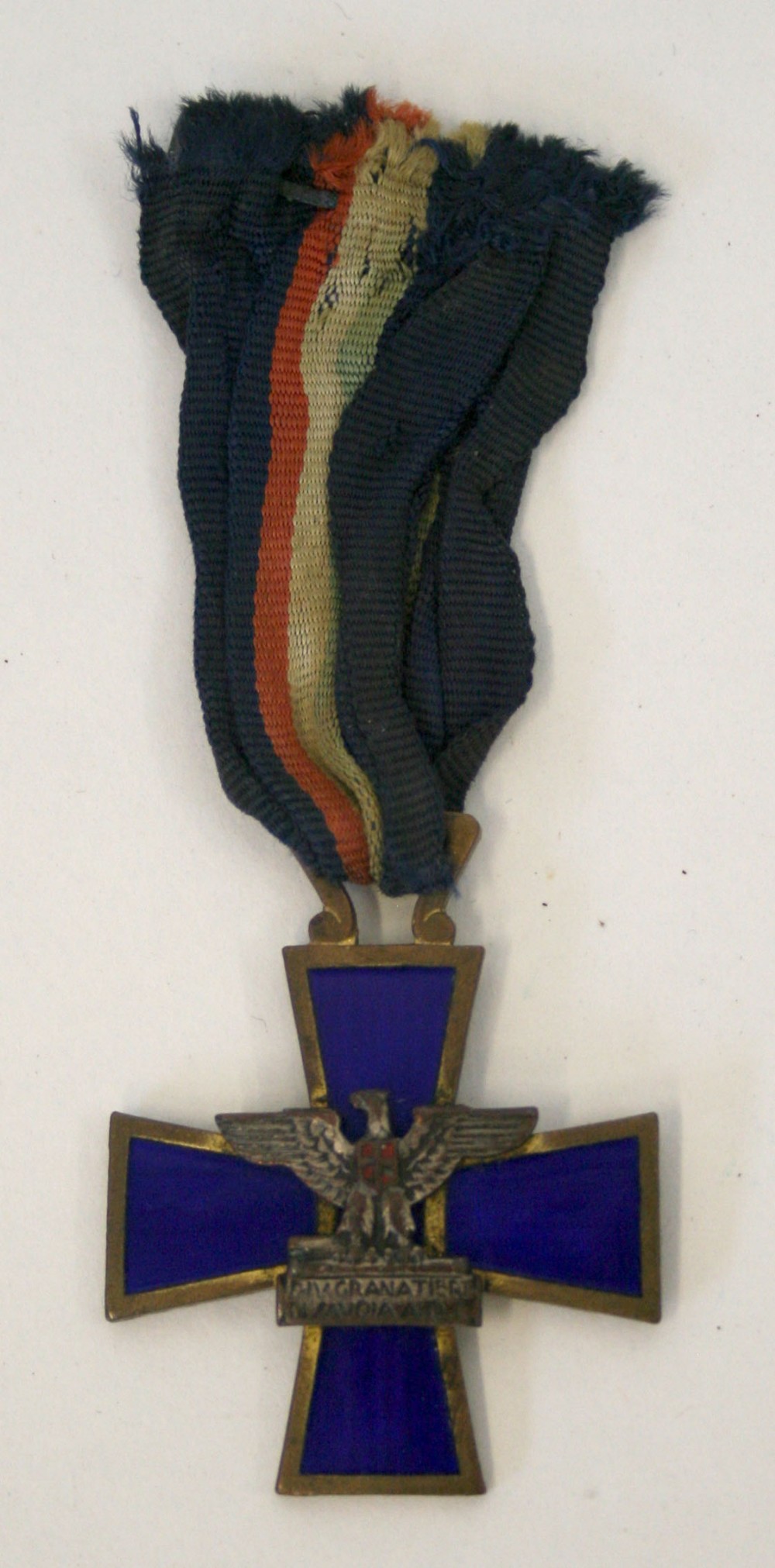 Italian Fascist Grenadiers of Savoy Medal AOI 1935, medal has perfect undamaged enamel. Complete