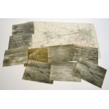Selection of Great War Aerial Photographs believed to be from German reconnaissance aircraft of