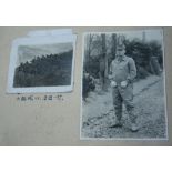 WW2 Japanese Tank Crew Photograph Album, consisting of mostly military photographs mostly taken in