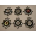 Selection of Obsolete British Police Helmet Plates all being EIIR period and include some with