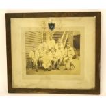 Selection of 1920’s – 1930’s Cricket & Rugby Team Photographs, three are in period glazed frames and