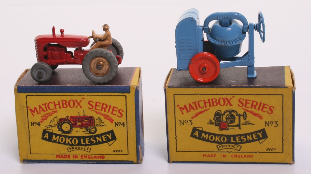Matchbox Lesney Moko Cement Mixer N°3 - Bétonnière Miniature Ancienne En Boîte
