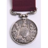 Victorian Army Long Service Good Conduct Medal awarded to “5234 GUNNR J NORGROVE CST BDE RA". Some