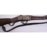 Martini Action .577" Breech Loading Rifle Adapted For Arab Use, 44.5" overall, barrel 27.5" with