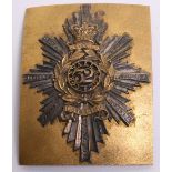 Very Fine and Rare Officers Shoulder Belt Plate 32nd Cornwall Regiment circa 1842-1855,