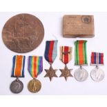 Medals to the Allman Family, consisting of British War & Victory medals awarded to “18850 PTE H