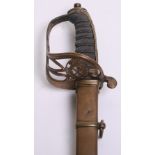 Scarce Victorian 1822 Indian General and Staff Officer's Pattern Levee Sword, slender blade 32.5" by