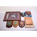 Grouping of Regimental Commemorative Plaques including No2 Commando 11th SAS 1st Parachute