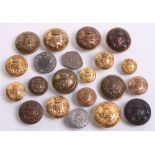 Selection of 54th (West Norfolk) Regiment of Foot Tunic Buttons, consisting of two ground