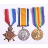 1914-15 Star Medal Trio Royal Flying Corps / Royal Air Force, medals were awarded to “2079 SGT F