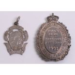 1st Dorset Volunteer Artillery Recruits Prize Medal 1900, awarded to G W T BUTLER. The medal is