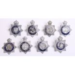 Eight Kings Crown Senior Officers Cap Badges, Cheshire constabulary, Cardiff city police, Derbyshire