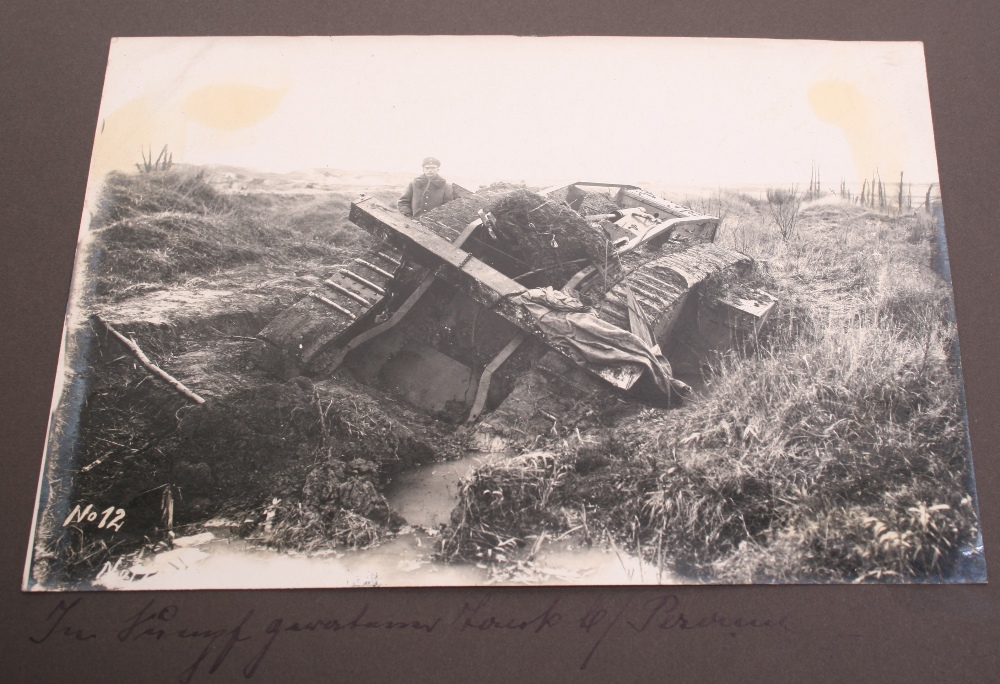 Imperial German 1917-1918 Photograph Album consisting of mostly snap shot photographs and company