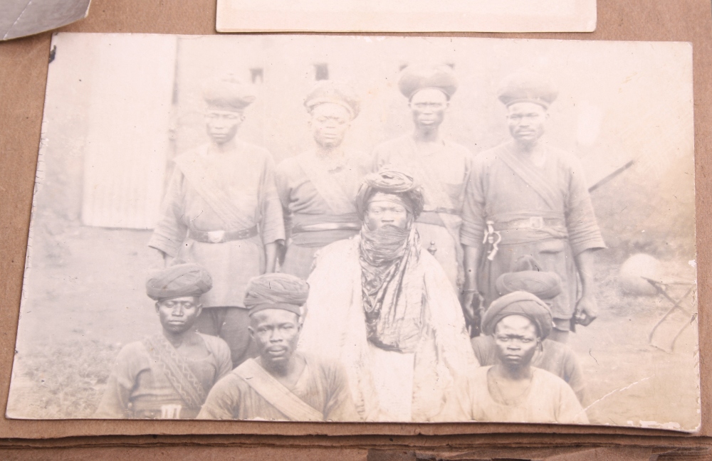 Photograph Album in Nigeria 1920's consisting of mostly snap shot photographs. Interesting images of - Image 2 of 4