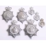 Selection of County Borough of Bolton/Rochdale Police Badges, Kings crown Bolton chrome star