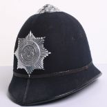 Port Of London (P.L.A) Police Helmet, chrome star helmet plate, with fixed coat of arms, on chrome