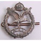 1942 Hallmarked Silver Army Air Corps Officers Beret Badge, of superior quality and finely detailed.