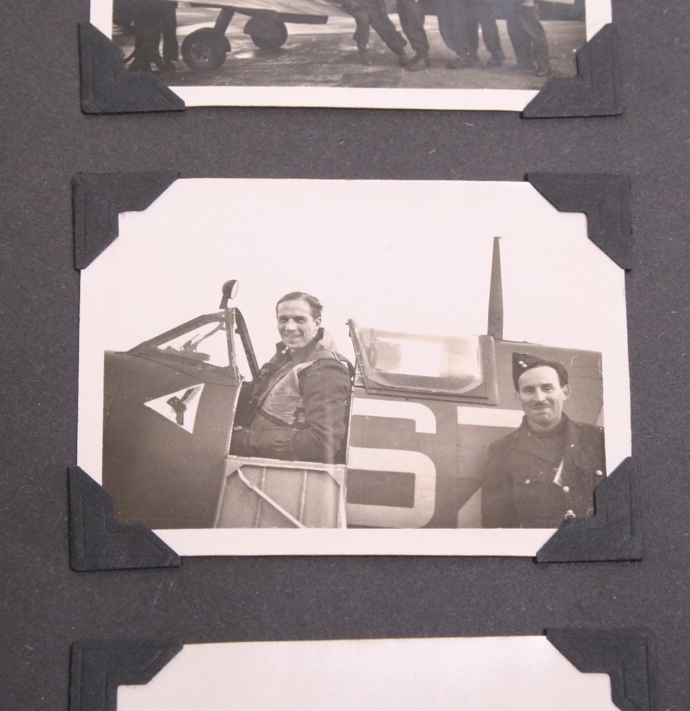 WW2 Polish Fighter Pilots Photograph Album Grouping of Flight Lieutenant Antoni Lipkowski, the - Image 2 of 3