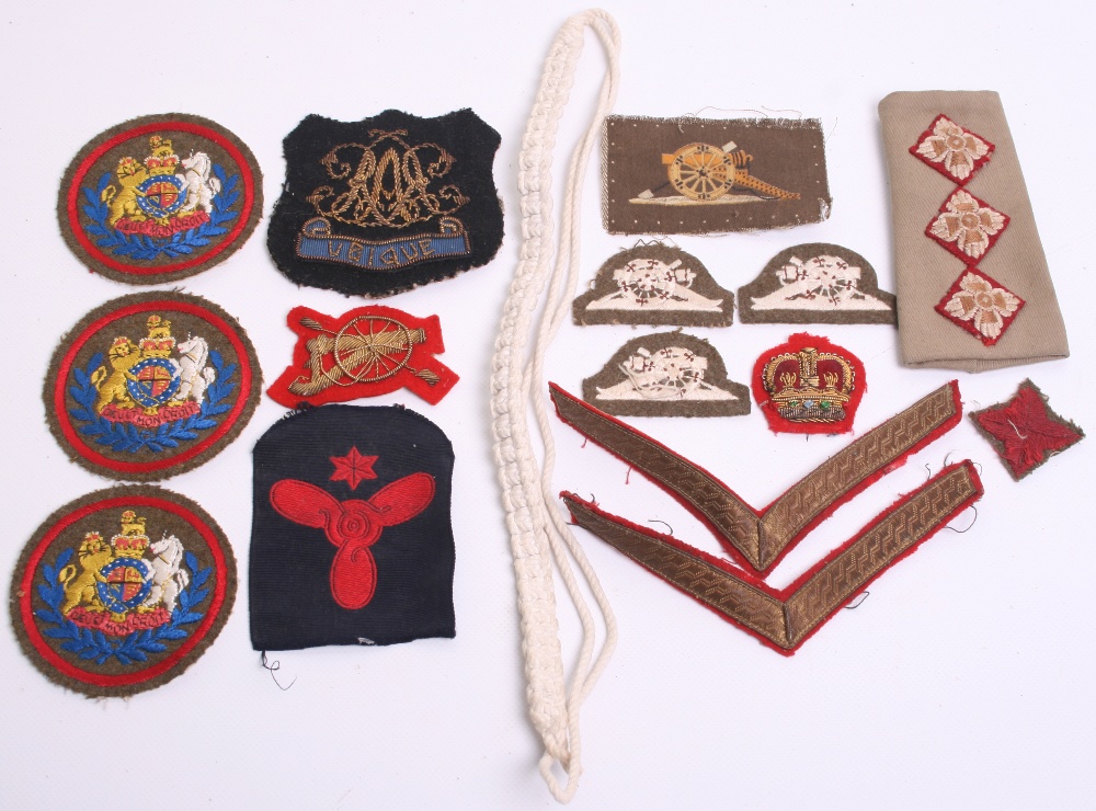 Selection of British Cloth Insignia including printed ROYAL ULSTER RIFLES cloth shoulder title, - Image 4 of 4