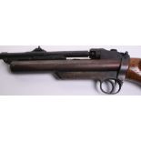 Webley Service Mark II .177" Barrel Cocking Air Rifle, No.S3725, detachable barrel, action with