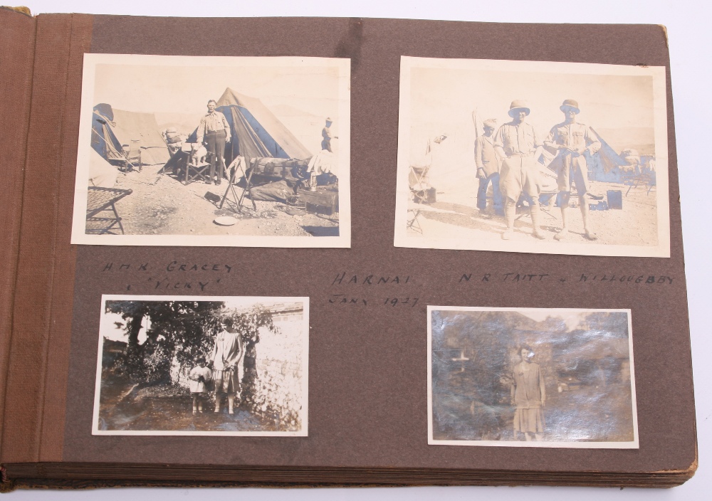 1920's India and North West Frontier Photograph Album, consisting of snap shot photographs