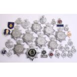 Quantity of Obsolete British Police Helmet Plates/Cap Badges all being EIIR period, Various forces