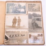 WW2 Royal Air Force Egypt & Iraq Photograph Album consisting of black and white snap shot