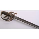 Victorian 1845/54 Pattern Infantry Officers Sword 2nd Volunteer Battalion East Yorkshire Regiment,