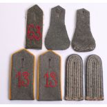 Imperial German Shoulder Boards consisting of a pair of Saxon Luftschiffer (missing L) boards,