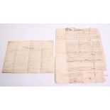 Commission Document for an Officer of the Royal Dockyard Corps 1848, the commission is for a