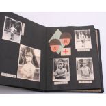WW2 Japanese Army Photograph Album consisting of mostly snap shot photographs showing soldier in