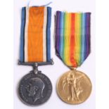 WW1 Royal Air Force Medal Pair, consisting of British War and Allied Victory medals awarded to “