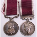 George V Army Long Service Good Conduct Medal awarded to “3281 PTE H HEALEY RIF:BDE", accompanied by