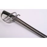British 1853 Pattern Cavalry Troopers Sword complete with the leather covered handle, hilt shows