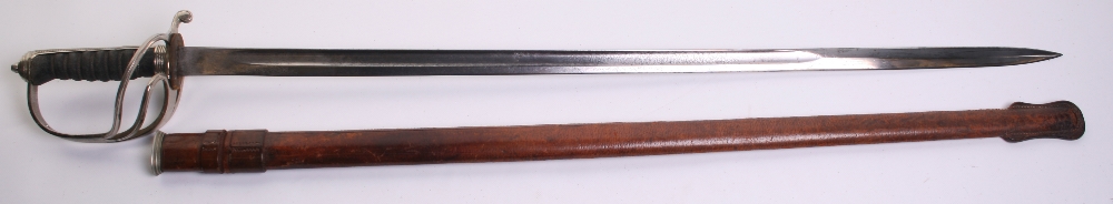 British 1821 Pattern Royal Artillery Officer's Sword, Etched blade 35" by Wilkinson (number - Image 5 of 6