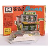 Britains 4724 Wild West Make Up Model National Bank, clip together plastic building, with