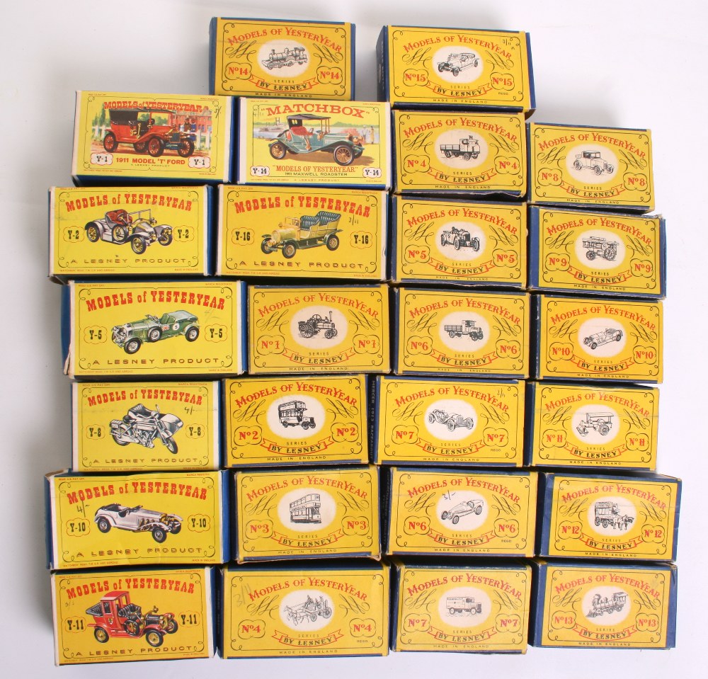 Twenty Seven Early Issues Matchbox Models of Yesteryears, including Y-1 Allchin Traction Engine,Y- - Image 2 of 2