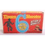 Scarce Timpo 221 Six Shooter Boxed Set,6 shooter fun gun, plus six marbles and two cowboy figures,