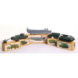 Five Airfix H0-00 Scale Military Vehicles,6 x 6 Truck, Landing craft, Centurion Tank, 155mm Self