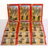 Britains 7285 Trade box of 12 units Modern Military, Super Deetail two figures per card, 4 x Para’s,
