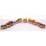 Twelve Matchbox Superfast 1:75 series boxed,10 Rolamatics Piston Popper,11 Flying VW Bug, 13 Snorkel