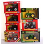 Seven Boxed Britain’s Tractors,9491 Massey Ferguson MF 6180 Tractor,9518 Renault 145-14 Tractor,