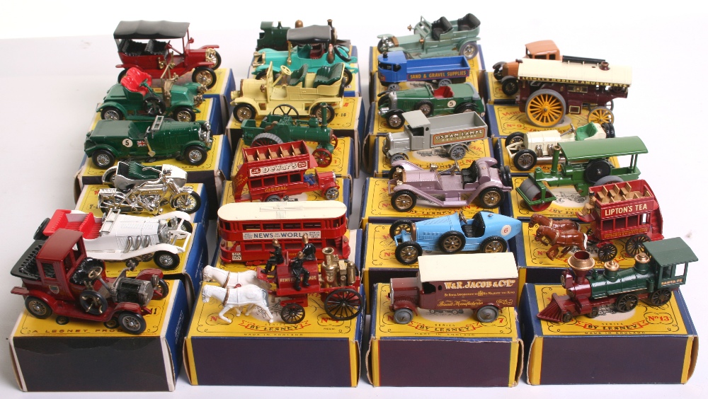 Twenty Seven Early Issues Matchbox Models of Yesteryears, including Y-1 Allchin Traction Engine,Y-