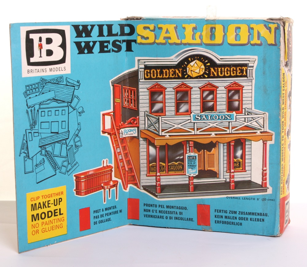 Britains 4726 Wild West Make Up Model Saloon, clip together plastic building, with instructions - Image 2 of 2