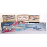 Five Model Kits, Revell Authentic Kit Lincoln Futura (basis of the original Batmobile) 1995 reissue,