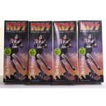 Polar Lights Kiss Destroyer Ace Frehley Model Kits x 4 in mint boxed condition, complete with